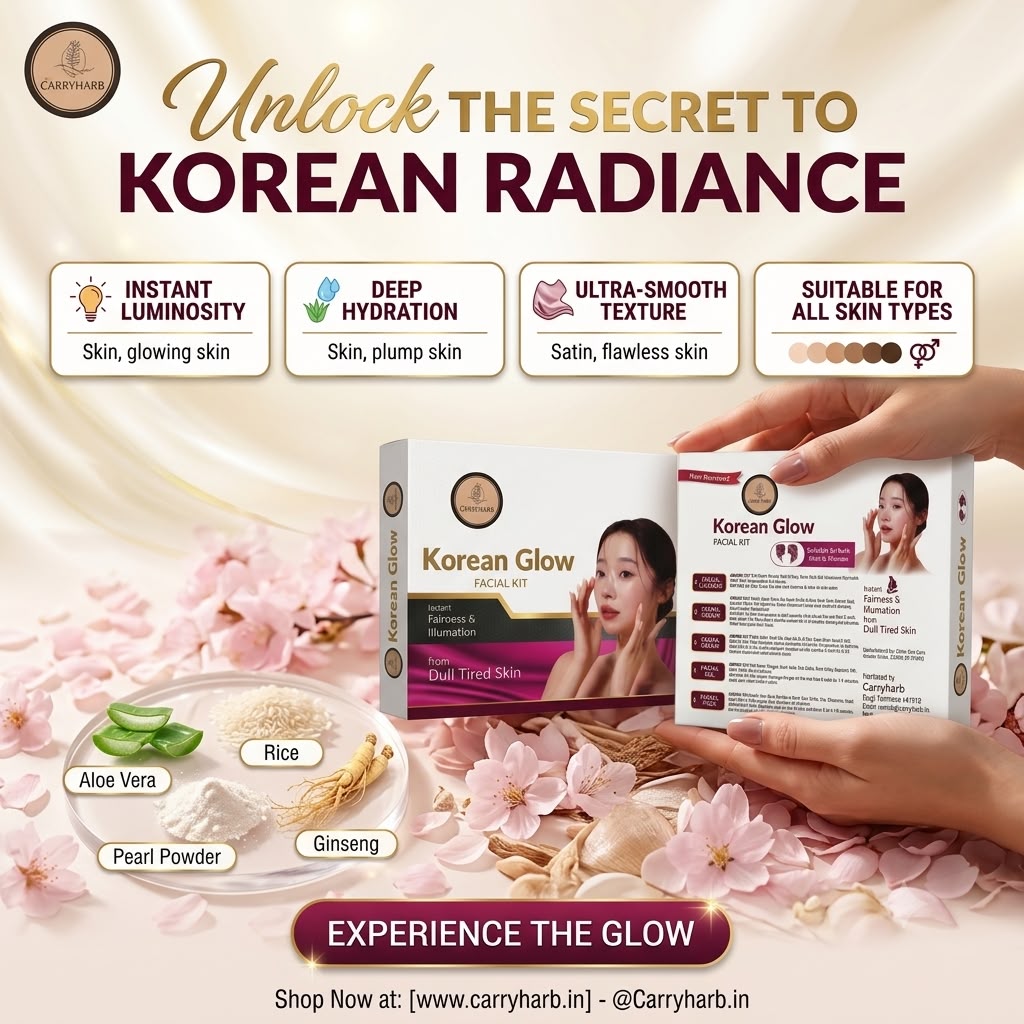 Carryharb™ Korean Glow Facial Kit