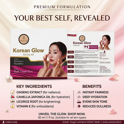 Carryharb™ Korean Glow Facial Kit